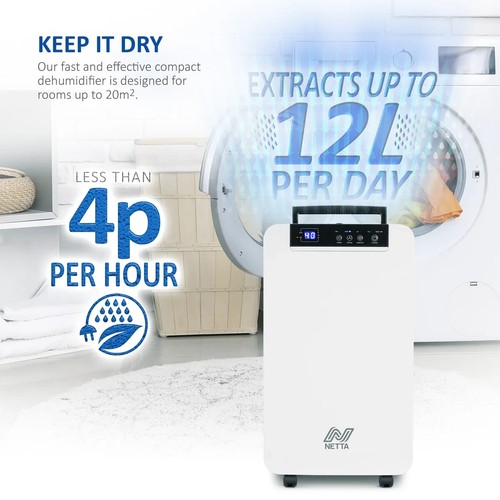 12l electric dehumidifier - 12l, damp
