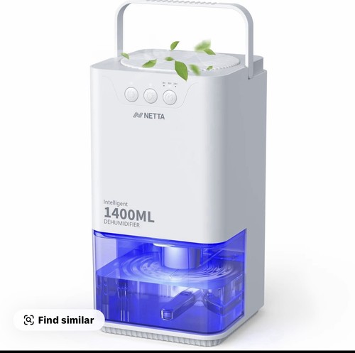 Netta 1400ml mini dehumidifier - netta,